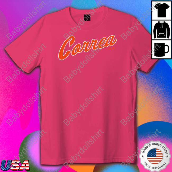 Correa Shirts Breakingt Carlos Correa New York Script Tee