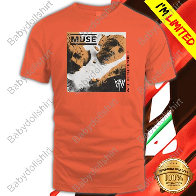 Official Muse Tour Merch Will Of The People Cover Long Sleeve Tee