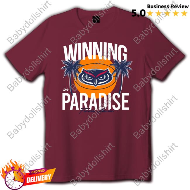 Official Ncaa Homefield FAU Owls Winning Paradise Shirts