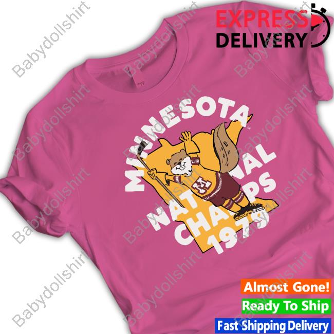 Minnesota 1979 National Champs Hockey Vintage T-Shirt