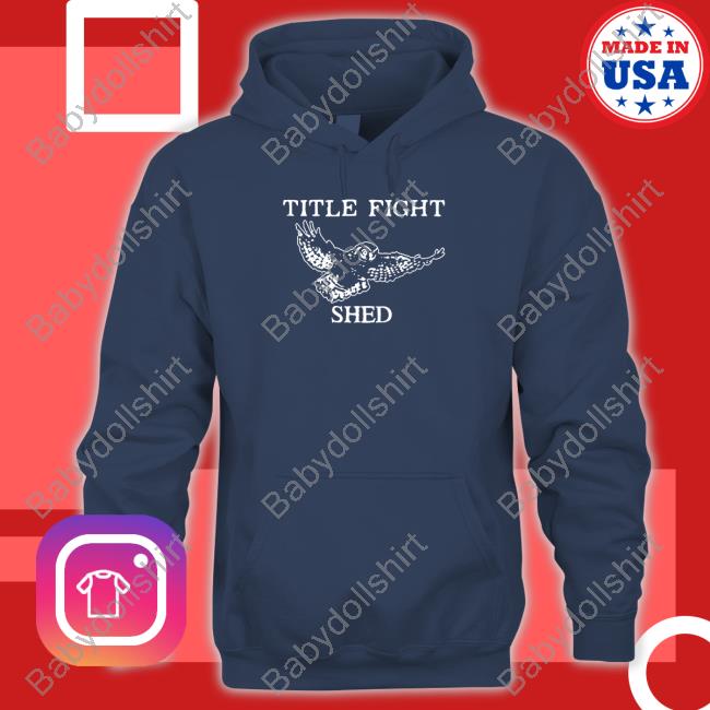 Title Fight Merch Title Fight Shed Owl Tee Shirt