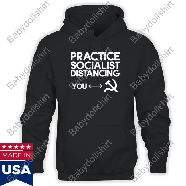 Practice Socialist Distancing Shirt Black