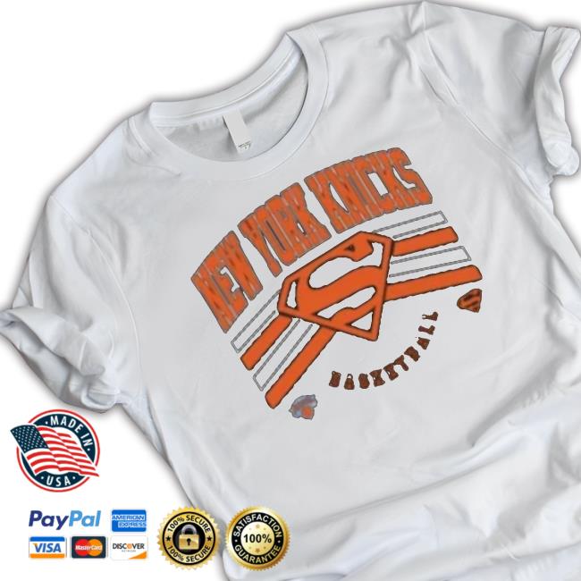 2023 New York Knicks Basketball Dc Superman Sweater 2023 New York Knicks Basketball Dc Superman Hoodie