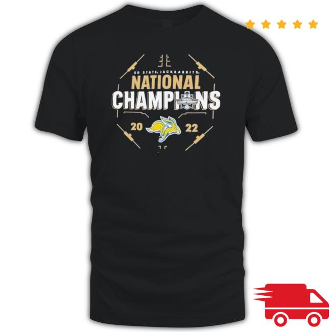 South Dakota State Jackrabbits 2023 Fcs National Champions Liquid T-Shirt