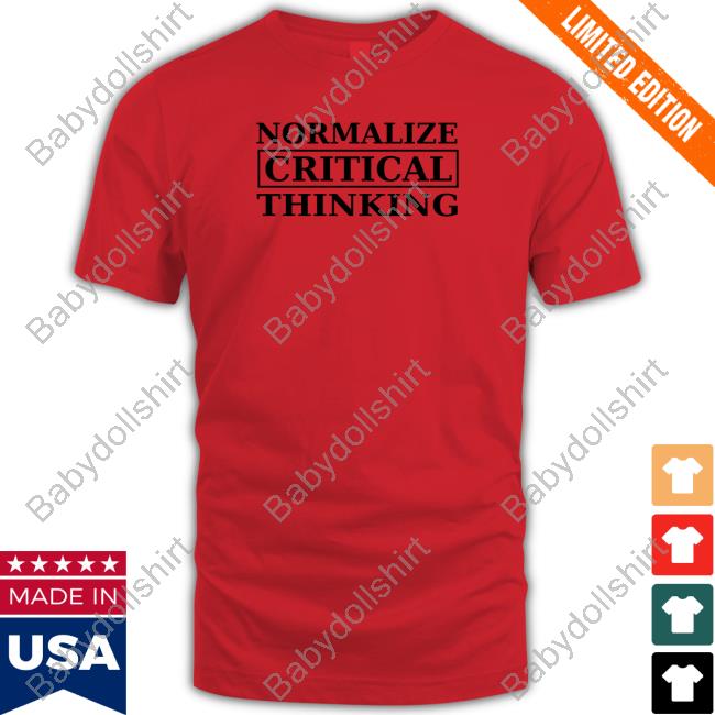 Normalize Critical Thinking Hoodie