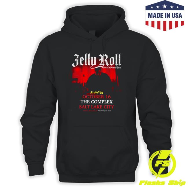 Official 2022 Tour Roll Salt Lake City Jelly Roll Sweatshirt Official 2022 Tour Roll Salt Lake City Jelly Roll Tee Shirts