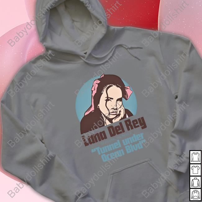 Lana Portrait Hoodie Lana Del Rey Village Lana Portrait Hoodie