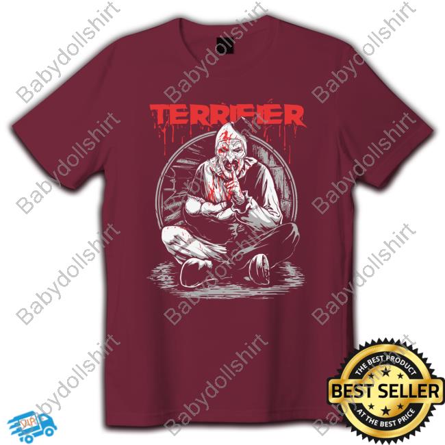 Terrifier Hush Little Baby Shirt Official Terrifier Hush Little Baby Tee