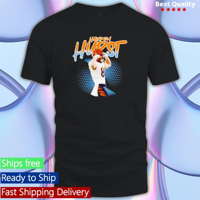 Hayden Hurst Cincinnati Bengals Football Shirts Hayden Hurst Cincinnati Bengals Football Tee Shirt