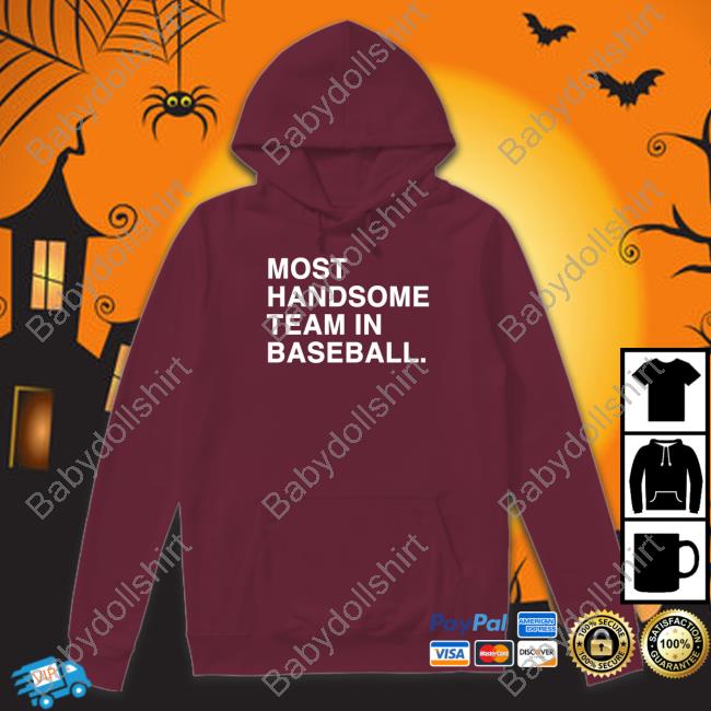 Obvious Shirts Merch Most Handsome Team In Baseball Zip Up Hooded Obvious Shirts Merch Most Handsome Team In Baseball Sweatshirt