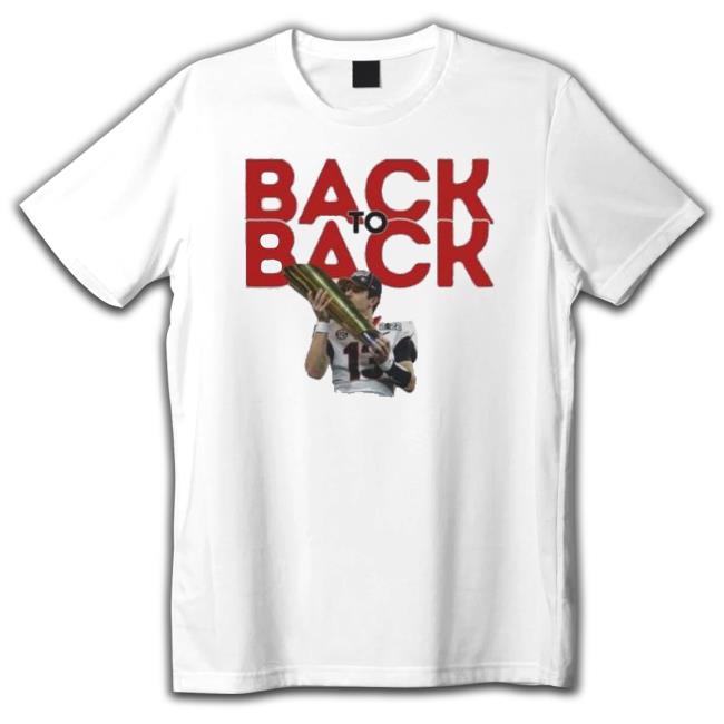 Georgia Bulldogs National Championship Back To Back 2023 Long Sleeve Shirt