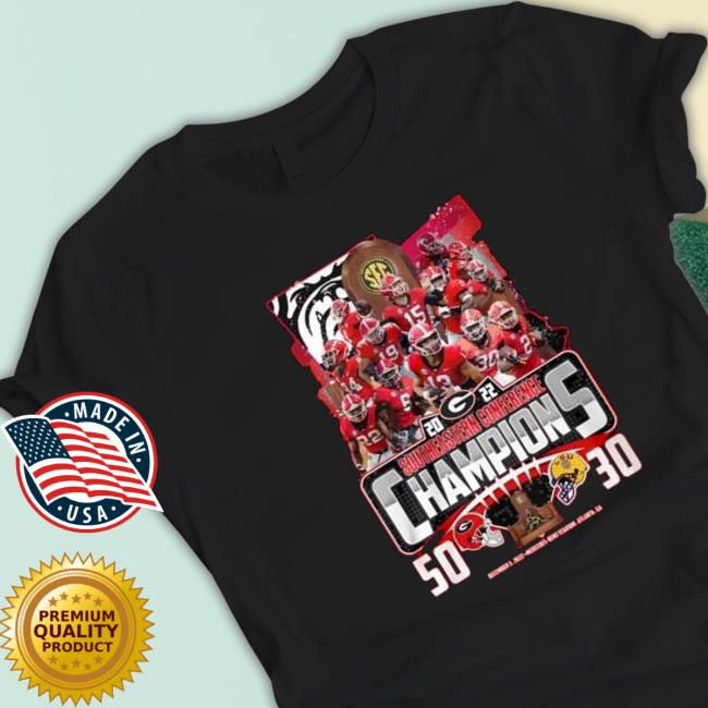 Official Georgia Bulldogs Southeastern Conference Champions 2022 Long Sleeve Tee
