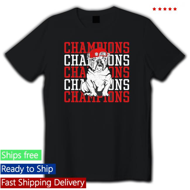 Uga Georgia Bulldogs Sec Champions Sweatshirt Uga Georgia Bulldogs Sec Champions Sweatshirt