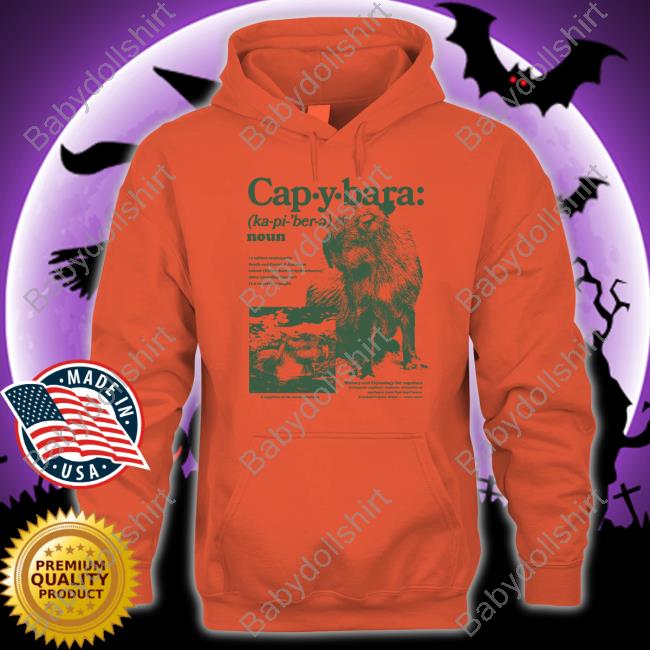 Capybara Defined Limited Edition Hoodie