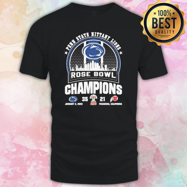 Penn State Nittany Lions 2023 Rose Bowl Champions Skyline Sweatshirt