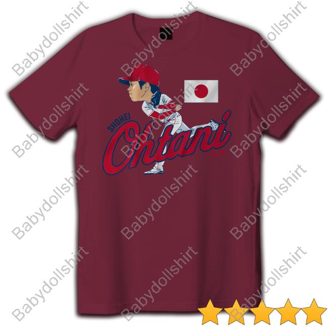 Shohei Ohtani Japan Caricature Hooded Sweatshirt