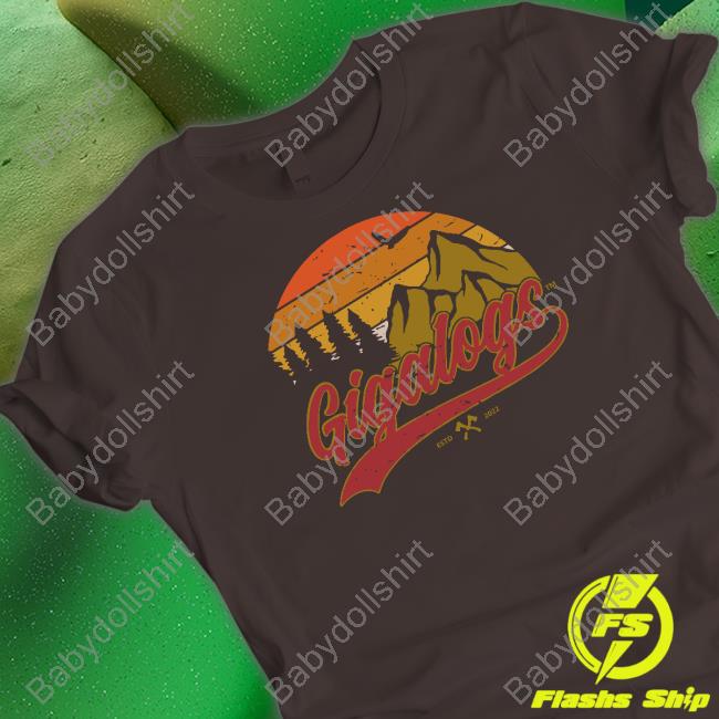 Official Gigalogs Merch Gigalogs Sunset T Shirt Gigalogs Sunset Crewneck Sweatshirt