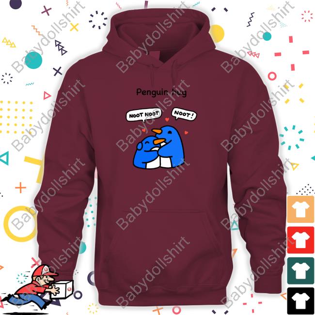 Greb Comics Merch Penguin Hug Tee Grebcomics Official Greb Comics Penguin Hug Hoodie