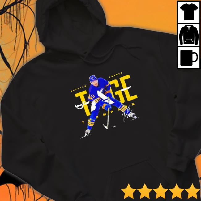 Premium Tage Thompson Buffalo Sabres Ice Hockey Signature Long Sleeve Shirt