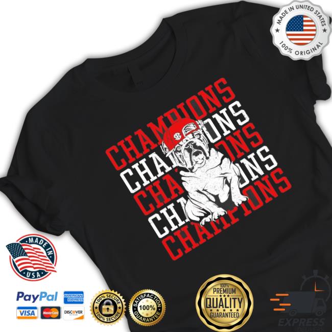 Uga Georgia Bulldogs Sec Champions Sweatshirt Uga Georgia Bulldogs Sec Champions Tee