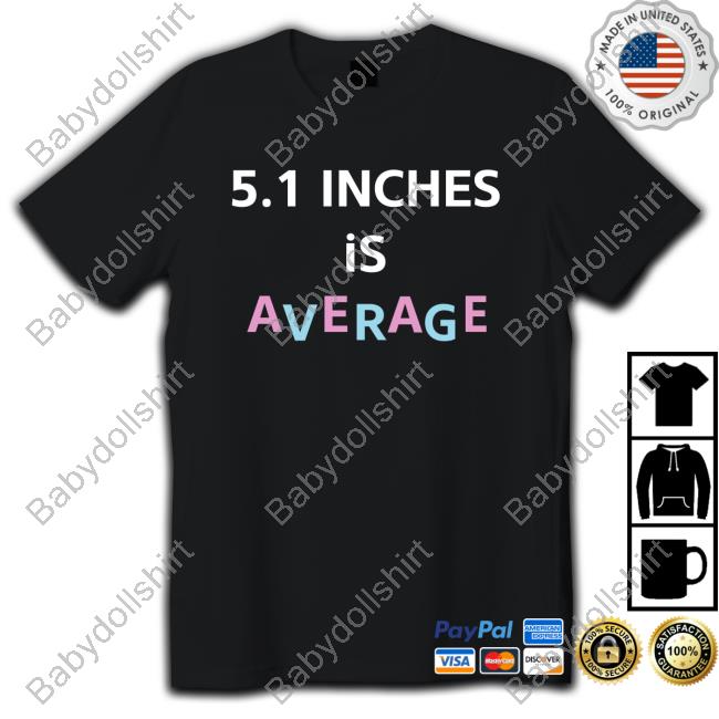 5.1 Inches Is Average Shirts Lolo Loloverruled