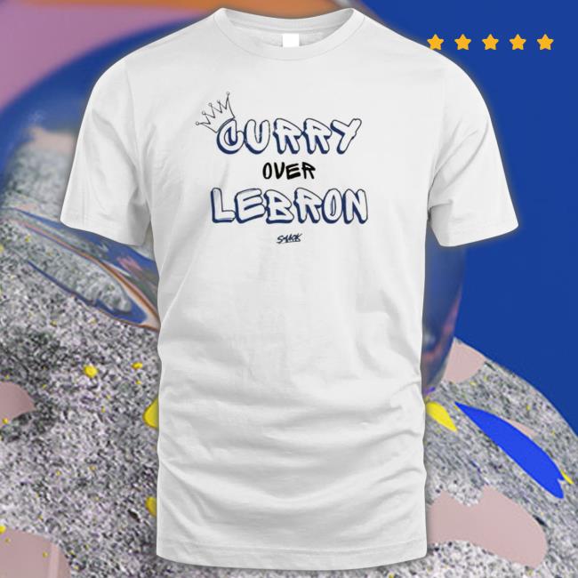 Official Curry over lebron golden state basketball smack Tee